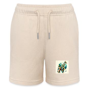 Geometric 1 - Stanley/Stella Teenager Bio-Joggingshorts MINI BOLTER - Natur - Vorne
