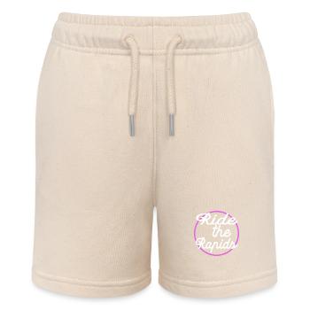 Adrenaline River Adventure Awesome Cool Joke - Stanley/Stella MINI BOLTER Organic Teen Jogging Shorts - soft Ecru - Front