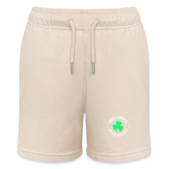 Wild Heart: Funny Irish Girl Design - Stanley/Stella MINI BOLTER Organic Teen Jogging Shorts - soft Ecru - Front