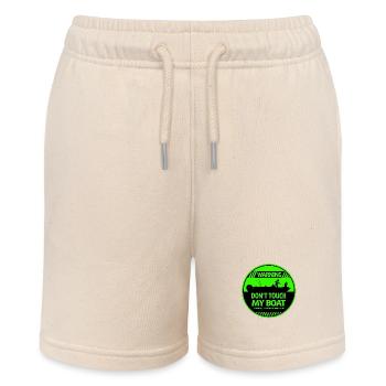 Boat Warning - Stanley/Stella MINI BOLTER Organic Teen Jogging Shorts - soft Ecru - Front