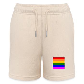 Drapeau arc-en-ciel LGBT - Short bio MINI BOLTER Stanley/Stella Ado - écru doux - Devant