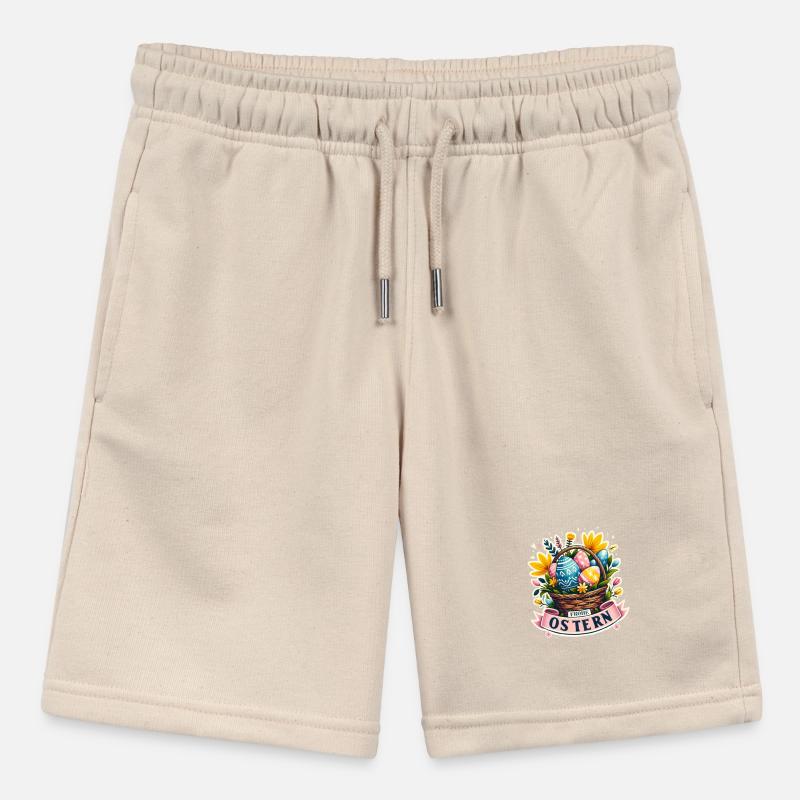 Easter Basket Happy Easter Stanley/Stella MINI BOLTER Organic Teen Jogging Shorts