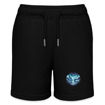 Mystical Runes of the North - Stanley/Stella MINI BOLTER Organic Teen Jogging Shorts - black - Front