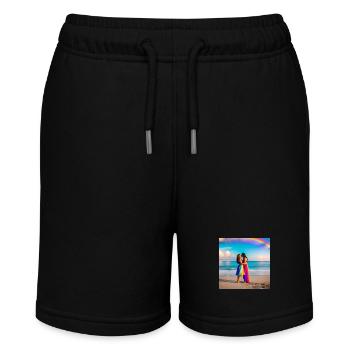 LGBTQ-Love - Stanley/Stella Teenager Bio-Joggingshorts MINI BOLTER - Schwarz - Vorne