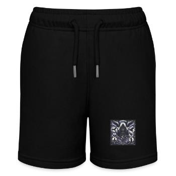 Chernobog: Slavic God of Darkness - Stanley/Stella MINI BOLTER Organic Teen Jogging Shorts - black - Front