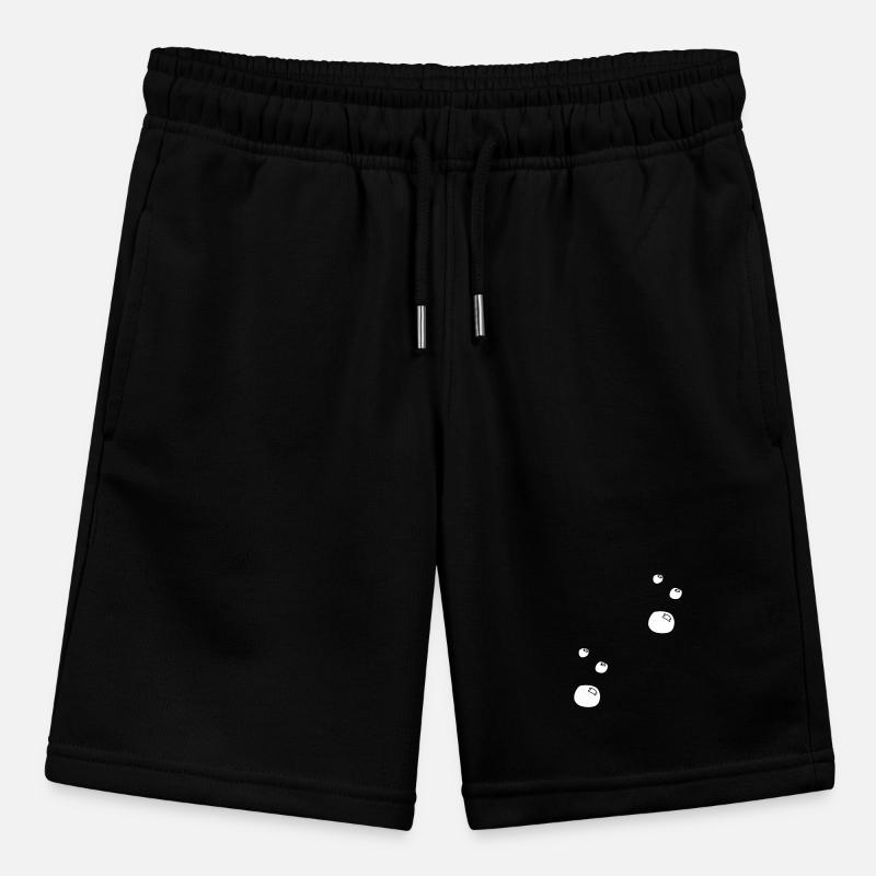 Soap bubbles circles shape water pattern Stanley/Stella MINI BOLTER Organic Teen Jogging Shorts