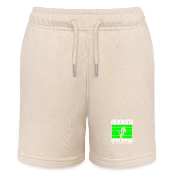 Arborist Tree Surgeon Climber Climbing Trimmer - Stanley/Stella MINI BOLTER Organic Teen Jogging Shorts - soft Ecru - Front