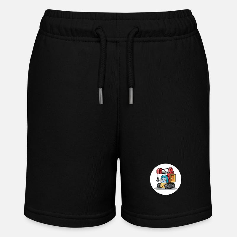 grue de chantierpour enfant - Short bio MINI BOLTER Stanley/Stella Ado - noir