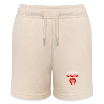 Air Traffic Controller Ninja ATC Aviation Humor - Stanley/Stella MINI BOLTER Organic Teen Jogging Shorts - soft Ecru - Front