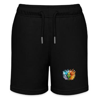 Die Fee der Mutter - Stanley/Stella Teenager Bio-Joggingshorts MINI BOLTER - Schwarz - Vorne