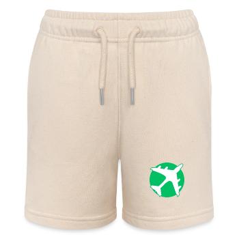 Air travel - Stanley/Stella MINI BOLTER Organic Teen Jogging Shorts - soft Ecru - Front
