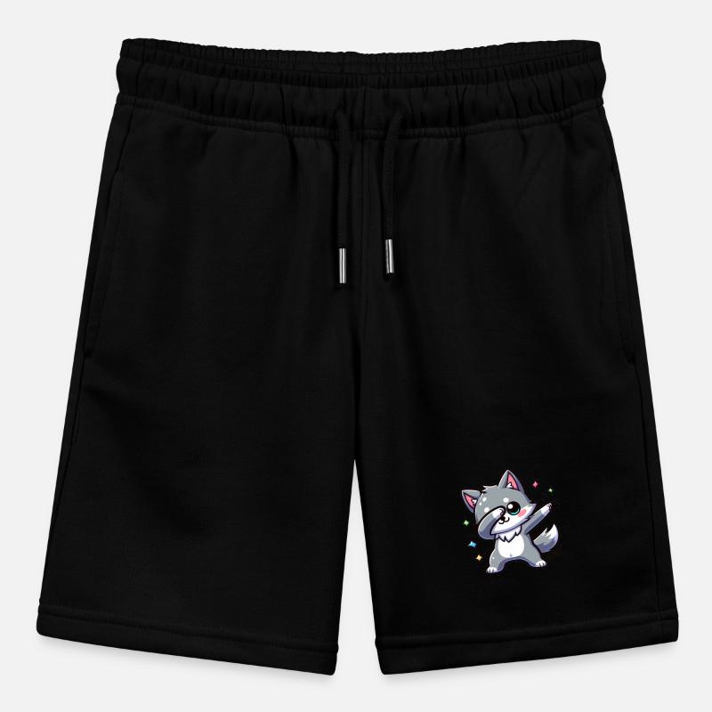Cute little wolf Stanley/Stella MINI BOLTER Organic Teen Jogging Shorts