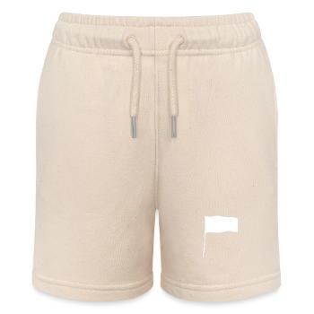 flagge form symbol - Stanley/Stella Teenager Bio-Joggingshorts MINI BOLTER - Natur - Vorne