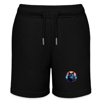 Dark Wolf - Stanley/Stella MINI BOLTER Organic Teen Jogging Shorts - black - Front