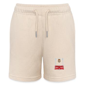 Sloth Athletics - Stanley/Stella MINI BOLTER Organic Teen Jogging Shorts - soft Ecru - Front