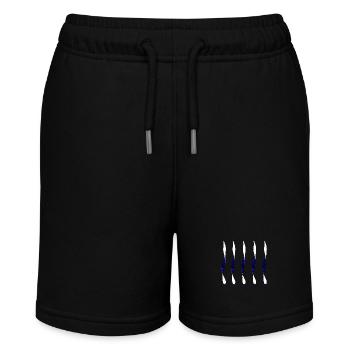 twisted design - Stanley/Stella MINI BOLTER Organic Teen Jogging Shorts - black - Front