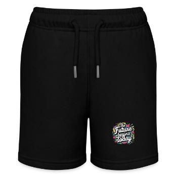 back to school - Stanley/Stella MINI BOLTER Organic Teen Jogging Shorts - black - Front