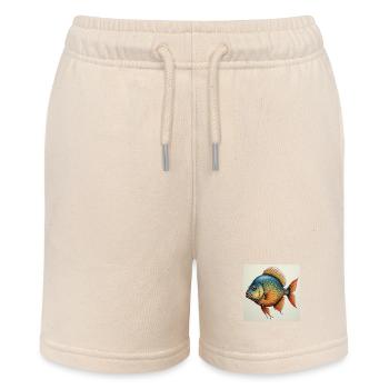 Poisson - Short bio MINI BOLTER Stanley/Stella Ado - écru doux - Devant