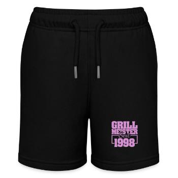 Urlaub 1998 - Stanley/Stella Teenager Bio-Joggingshorts MINI BOLTER - Schwarz - Vorne