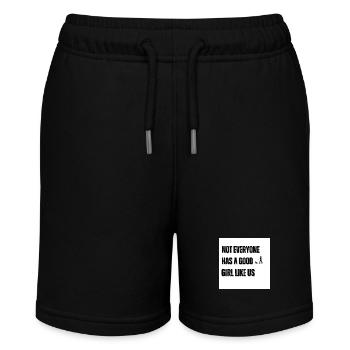 Gutes Mädchen - Stanley/Stella Teenager Bio-Joggingshorts MINI BOLTER - Schwarz - Vorne