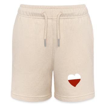 Pologne Cœur - Short bio MINI BOLTER Stanley/Stella Ado - écru doux - Devant