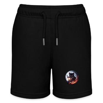 Soft Kitty Gifts - Stanley/Stella MINI BOLTER Organic Teen Jogging Shorts - black - Front