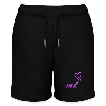 First name Antje - Stanley/Stella MINI BOLTER Organic Teen Jogging Shorts - black - Front
