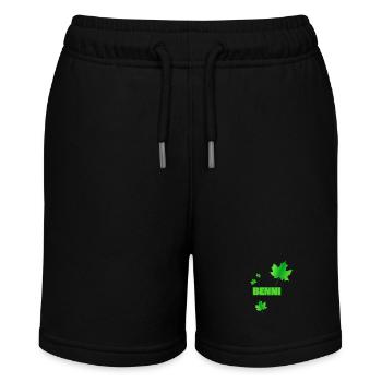 Fortwirt Benni - Stanley/Stella Teenager Bio-Joggingshorts MINI BOLTER - Schwarz - Vorne