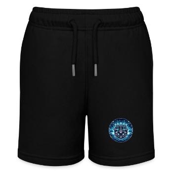 Captain in the Storm Logo - Stanley/Stella MINI BOLTER Organic Teen Jogging Shorts - black - Front