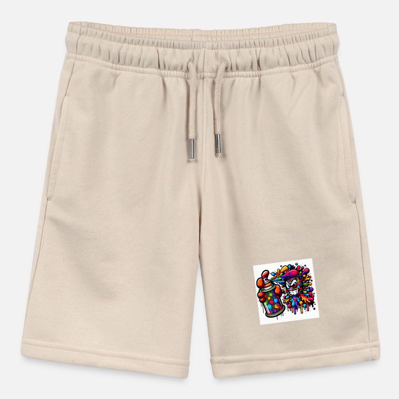 graffiti Spray can Stanley/Stella MINI BOLTER Organic Teen Jogging Shorts