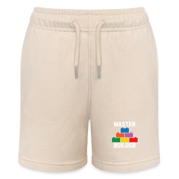 Brick Builder Brick Building Master Builder - Stanley/Stella MINI BOLTER Organic Teen Jogging Shorts - soft Ecru - Front