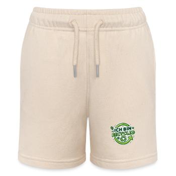 Ich bin Recycled - Stanley/Stella Teenager Bio-Joggingshorts MINI BOLTER - Natur - Vorne