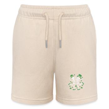 Dancing Skeletons Celebration - Stanley/Stella MINI BOLTER Organic Teen Jogging Shorts - soft Ecru - Front