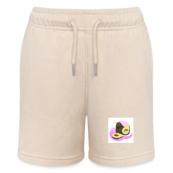 Avocado - Stanley/Stella MINI BOLTER Organic Teen Jogging Shorts - soft Ecru - Front