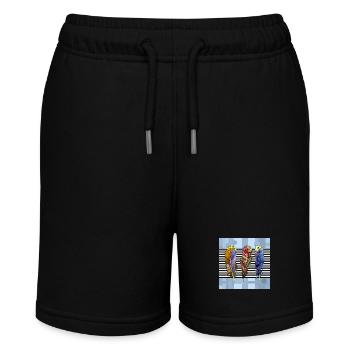 Pen - Stanley/Stella MINI BOLTER Organic Teen Jogging Shorts - black - Front