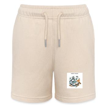 The Art of Making Money: Paths to Prosperity - Stanley/Stella MINI BOLTER Organic Teen Jogging Shorts - soft Ecru - Front