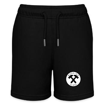 Working Class - Stanley/Stella MINI BOLTER Organic Teen Jogging Shorts - black - Front