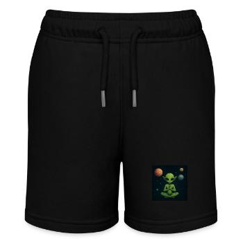 Alien Meditation - Stanley/Stella MINI BOLTER Organic Teen Jogging Shorts - black - Front