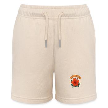 Hibiskus - Stanley/Stella Teenager Bio-Joggingshorts MINI BOLTER - Natur - Vorne
