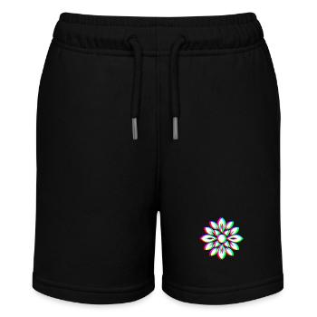 EDM Tricolore - Mandala floral - Style Glitch Rave - Short bio MINI BOLTER Stanley/Stella Ado - noir - Devant