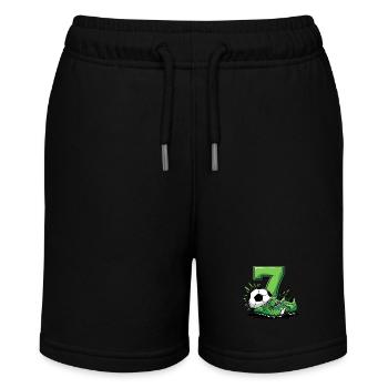Football 7 years old - Stanley/Stella MINI BOLTER Organic Teen Jogging Shorts - black - Front