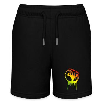 Faust Reggae - Stanley/Stella Teenager Bio-Joggingshorts MINI BOLTER - Schwarz - Vorne