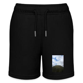 Mountain Mountains Mountain Landscape Poster - Stanley/Stella MINI BOLTER Organic Teen Jogging Shorts - black - Front