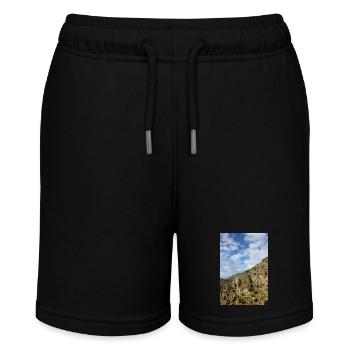Mountain Mountains Mountain Landscape Poster - Stanley/Stella MINI BOLTER Organic Teen Jogging Shorts - black - Front