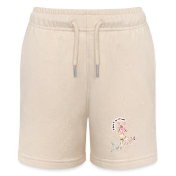 I'm dancing to my own beat - Stanley/Stella MINI BOLTER Organic Teen Jogging Shorts - soft Ecru - Front
