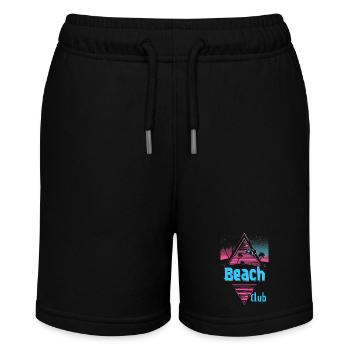 Beach Club Retrowave - Stanley/Stella MINI BOLTER Organic Teen Jogging Shorts - black - Front