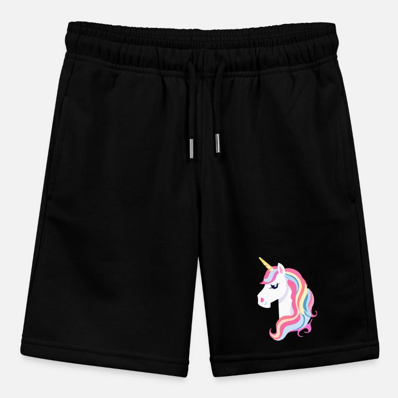 Regenbogen Einhorn Unicorn Rainbow Pferd LGBTQ 3 Stanley/Stella Teenager Bio-Joggingshorts MINI BOLTER
