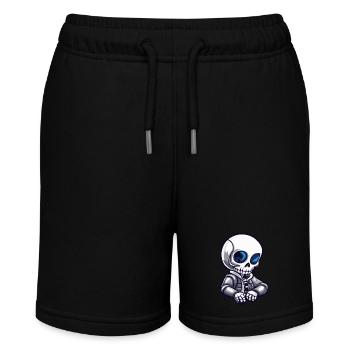 Skeleton Halloween - Stanley/Stella MINI BOLTER Organic Teen Jogging Shorts - black - Front