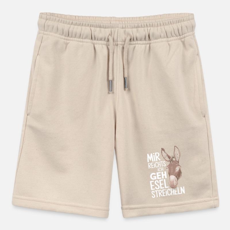 Esel Eselchen Maultier Muli Stanley/Stella Teenager Bio-Joggingshorts MINI BOLTER