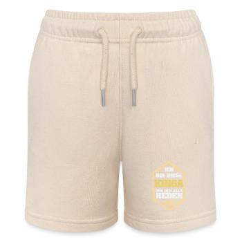 Kinga als Rufname - Stanley/Stella Teenager Bio-Joggingshorts MINI BOLTER - Natur - Vorne